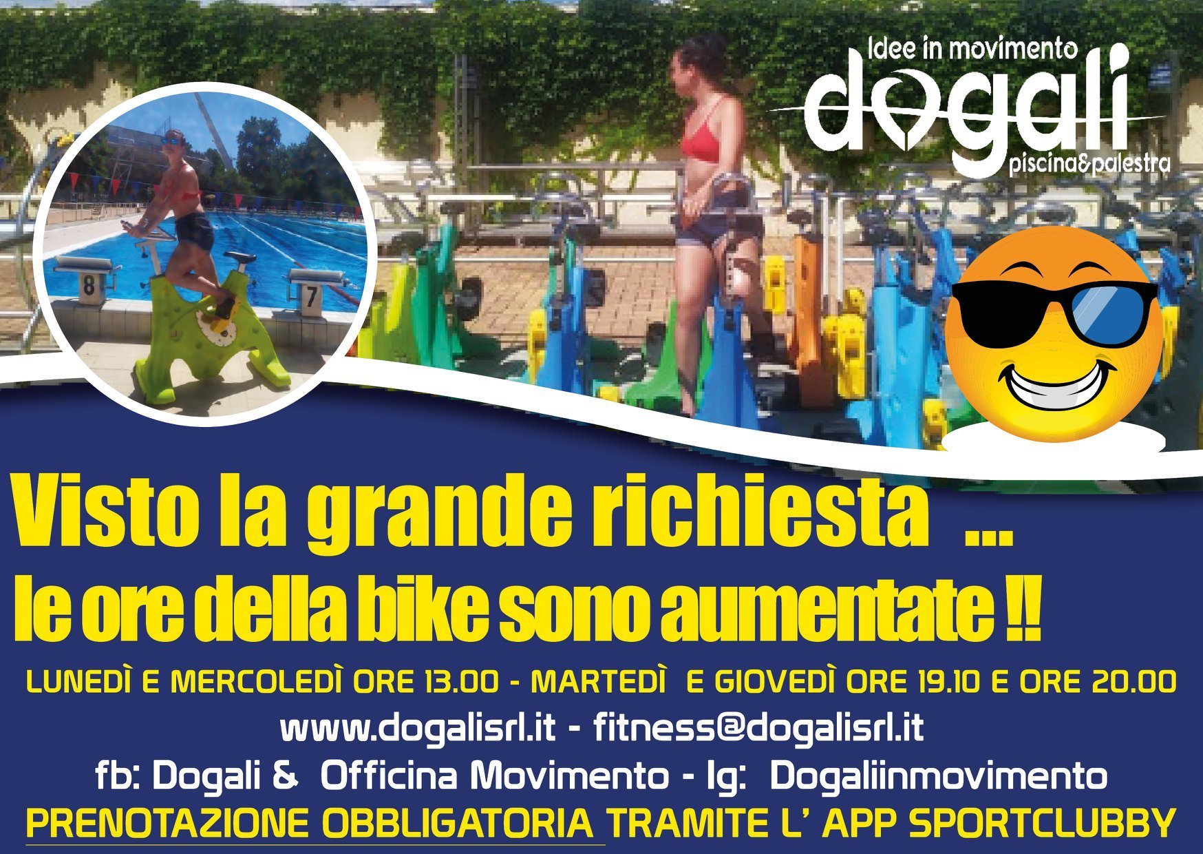 Acquabike – Nuovi orari! Acquabike – Nuovi orari!