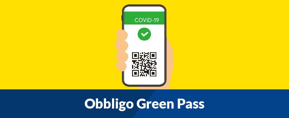 Scopri di più sull'articolo Obbligo Green Pass dal 6 settembre 2021