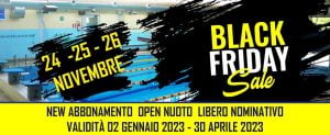 Scopri di più sull'articolo Black Friday – Nuoto Libero