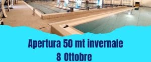 Scopri di più sull'articolo Apertura invernale vasca 50 mt